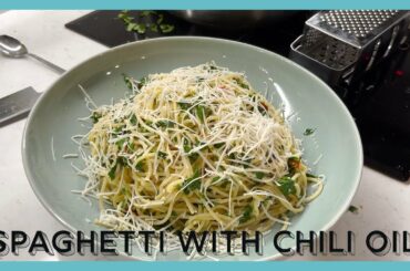 NONNAS Spaghetti Aglio Olio e Peperoncino | Chili Oil Pasta Recipe
