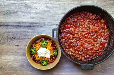 Smoked Over the Top Chili
