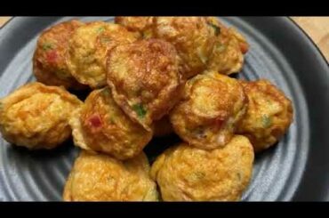 Egg Bites | Breakfast Recipes | Egg Snacks | Egg Paniyaram | Egg Recipes | Healthy Recipes