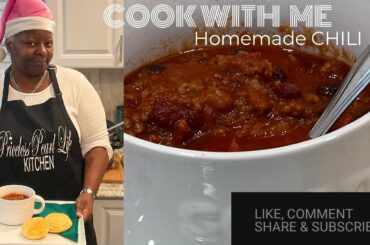 NEW | Homemade Chili | Cook with Me | EASY COOKING RECIPE