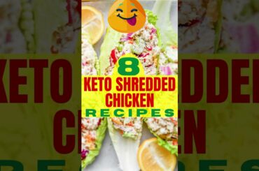 Keto shredded chicken recipes #shorts
