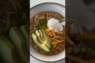 Slow Cooker White Bean Chicken Chili  Subscribe Please  Health Cluster #Shorts #ytshorts #health #vi