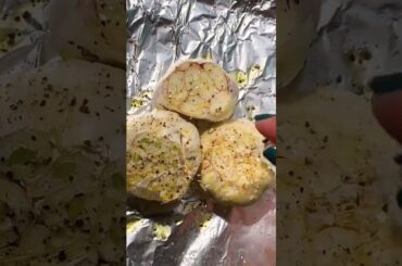 herb & calabrian chili garlic bread | cooking recipes #shorts