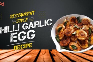 Chilli Garlic Egg Recipe| Spicy Egg Recipe in 2 minute | How to Make Chilli Garlic Egg at Home| FOOD