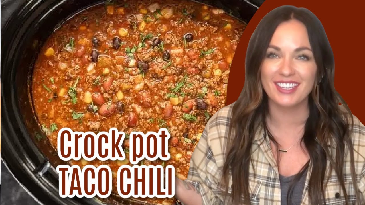 How to make Crock Pot Taco Chili Soup Recipe - Chili Chili