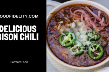 How to Make The Best Bison Chili