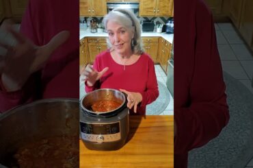 Wakeup Chili in the Pampered Chef Quick Cooker