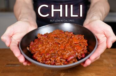 Low Calorie Chili con Carne that is HYPER JUICY