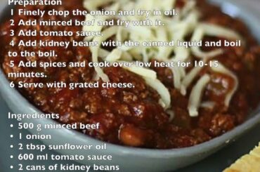 Beef with chili beans