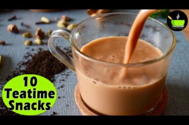 10 Snacks Recipes | Easy Tea Time Snacks Recipe | Quick Evening Snacks Recipes | Evening Snacks