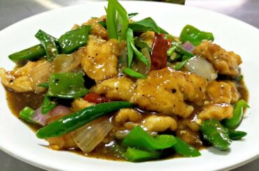 Black pepper Chicken recipe || chicken in black pepper sauce || made with Mama sita's oyster sauce