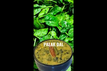 Palak Dal #shorts | Bengali Style Healthy Palak Dal | Spinach Dal | Epic Bong Kitchen