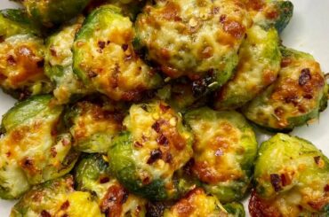 Crispy crunchy Brussels sprouts/ Easy Christmas Brussels sprouts recipe