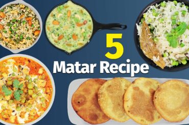 Monday to Friday MATAR Recipes | CookWithNisha