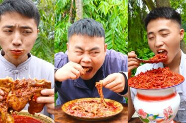 Eating Chili and Funny Pranks Compilation || Funny Mukbang || TikTok Video - Songsong and Ermao