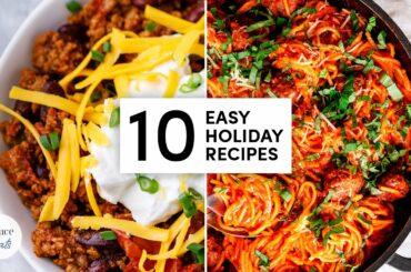 10 Easy Holiday Recipes For Beginners! | The Spruce Eats #CookWithUs #BeginnerHolidayRecipes