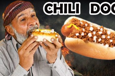 Tribal People Try Chili Dog For The First Time