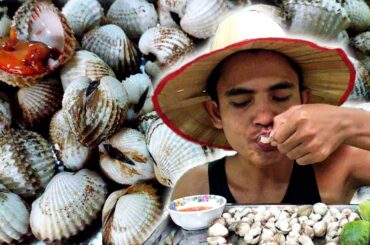 Amazing ASMR Mukbang, Eat cockles so delicious with chili sauce - Eat no talking