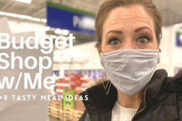 BUDGET Friendly SHOP with Me || Shop with me for 8 Healthy, Tasty Meals ||  + ALL the recipes