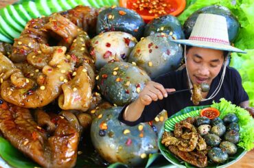 Put many Chili in Braised Pig Stomach, Intestine Recipe Eating with spicy sauce