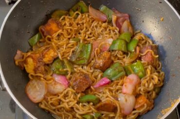 chilli paneer maggi | New maggi recipe | Fusion maggi !