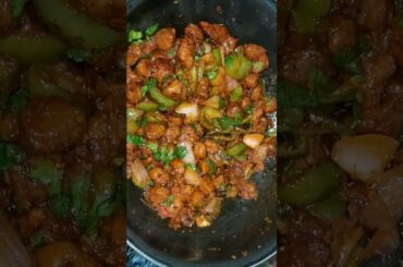 soya bean chili recipe || soya chunks #shorts #short #viral #soyabean #chili #recipes #spicy #food