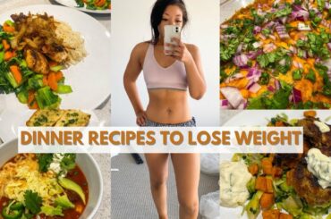COOK WITH ME | 3 HEALTHY DINNER RECIPES TO LOSE WEIGHT!