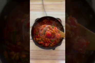 Chorizo Chili with Roasted Poblano Peppers