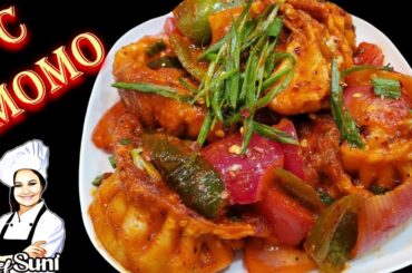 C MOMO Recipe | Chilli MO:MO | How to make C MOMO || Chef Suni