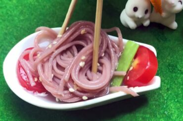 The Best Minaiture Brown Rice Noodle Stirfry / Vegetable rice vermicelli recipes / Miniature Cooking