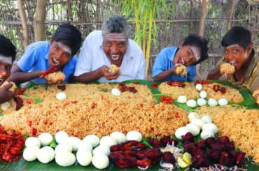 5KG CHICKEN RICE 3KG EGG RICE EATING | CHICKEN 65 CHILI CHICKEN 20 EGGS EATING | STREET FOOD EATING