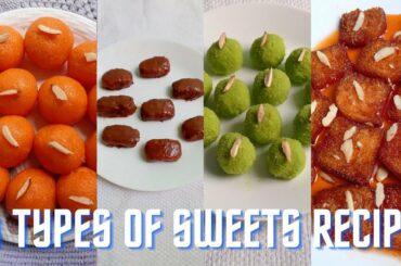 New Year Sweets Recipe | 4 types of sweet recipes | With kacha badam song | #shorts