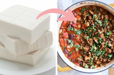 How to REALLY cook tofu | Meaty Tofu Chili