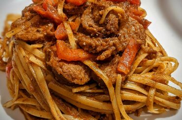 Sausage & Pepper Linguine