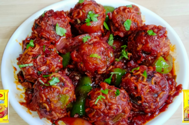 Maggi Manchurian recipe - Instant Noodles Manchurian - Recipe in comment