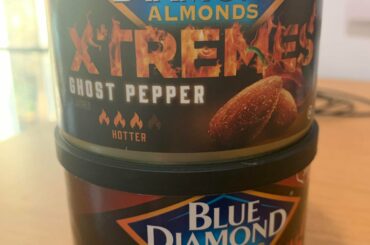 Blue Diamond Almonds “XTREMES” - nice flavor, decent kick.