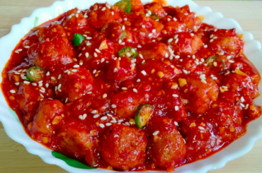 Spicy Delicious Schezwan Soyabean Recipe With Homemade Schezwan Sauce - Recipe in comment