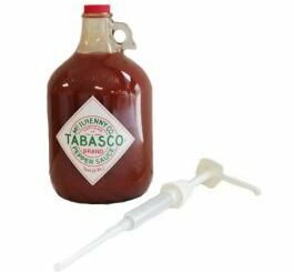 UK - pump for gallon bottle of tabasco
