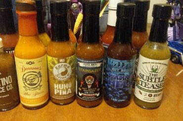 Christmas Hot sauce haul from my sister