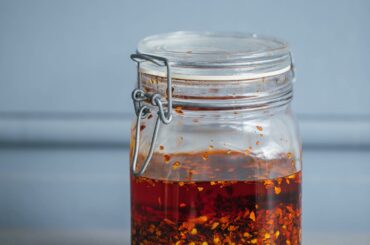 Red Chilli Oil for Dumplings. This red oil is great for serving with dumplings, but it is also an essential ingredient in Sichuanese food.