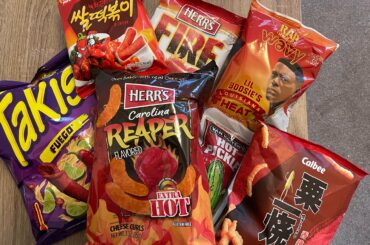 My Christmas stocking was filled with spicy snacks from around the world!