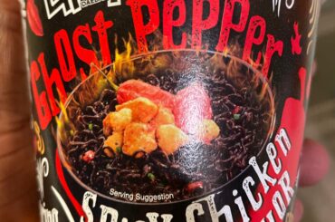 pretty sure this is my first post on this sub but these noodles are super good. (daebak ghost pepper noodles, spicy chicken flavor)