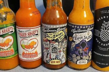 Got some good sauces for Christmas! Zombie apocalypse broke in the mail sadly