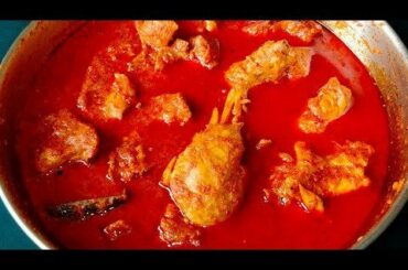 Made This Fiery Spicy Red Chicken Curry For Dinner