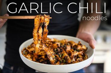 SPICE UP YOUR WEEKLY MENU WITH THIS CRAZY DELISH GARLIC CHILI NOODLES RECIPE