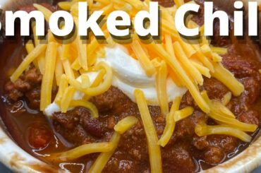 Smoked Chili | Recipe for Beef Chili On A Pit Boss Smoker