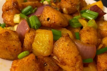 Idli manchurian | Chilli idli recipe | Indo Chinese recipe | Kids lunch box recipe