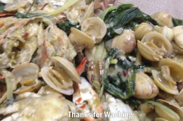 How to Make Spicy Clam and Crab in Coconut Milk | Simple Recipe | Lutong Bahay |