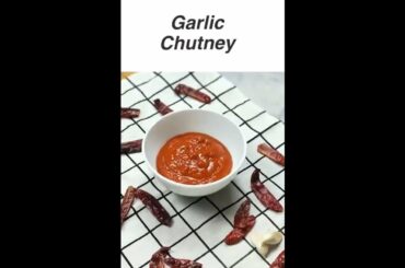 Garlic Chutney Recipe #shorts #youtubeshorts #chutney #chutneyrecipes #garlicchutney