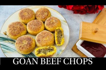 Goan Mince Potato Chops Recipe |Beef Potato Chops |Mutton Mince Chops | Goan Recipes- By Natasha